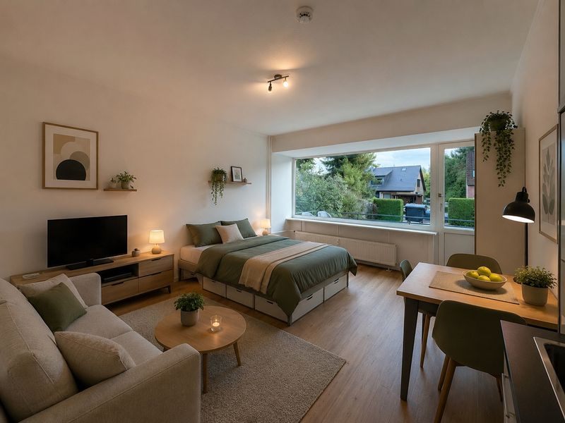 1-Zimmer Apartment für Singles und Pendler
